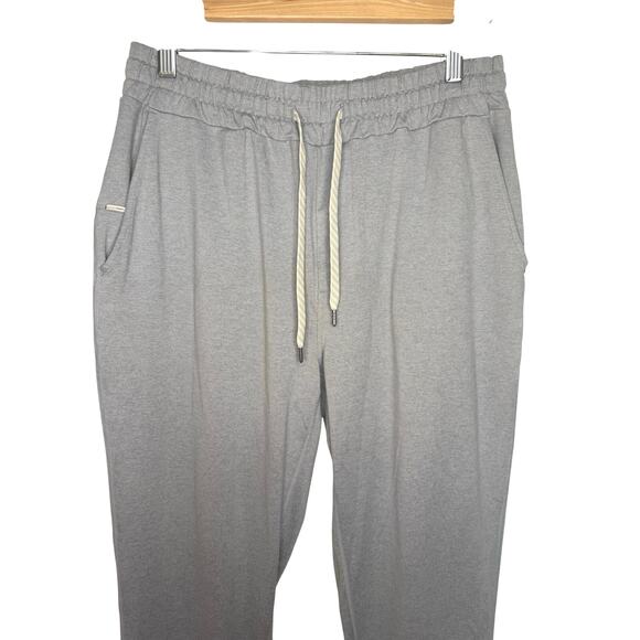Vuori Ponto Performance Pant Men’s Size Large Light Heather Gray Sweatpants - Picture 2 of 5